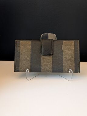 Authentic Fendi Pecan Long Wallet